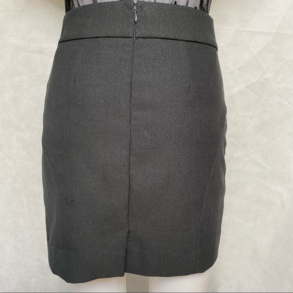 Banana Republic Grey Pencil Mini Business Skirt - Picture 6 of 8
